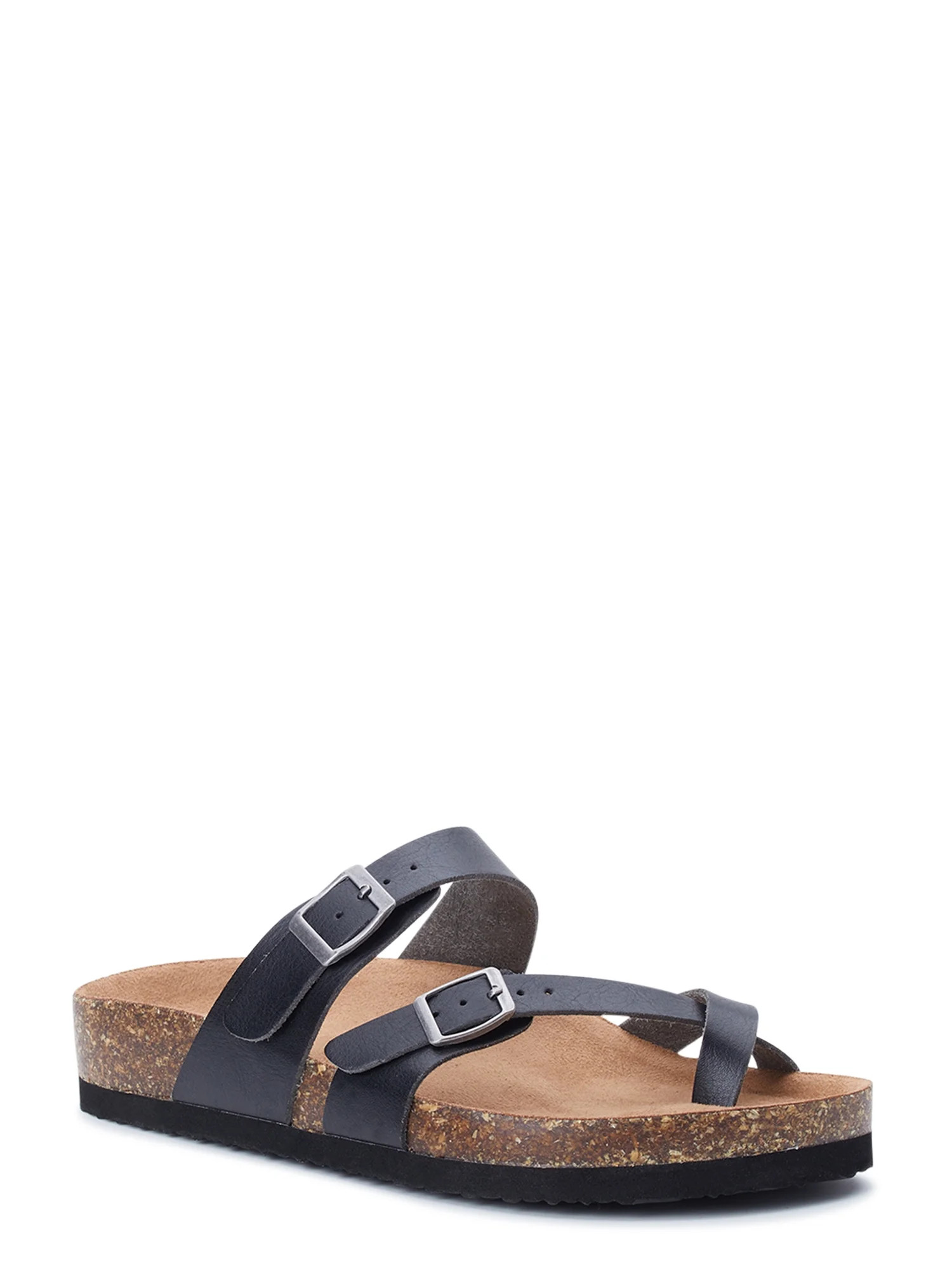 Time and Tru Women's Footbed Thong Sandals | Walmart (US)