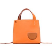 Danse Lente orange Margot outer pocket leather tote bag - Yellow | Farfetch EU