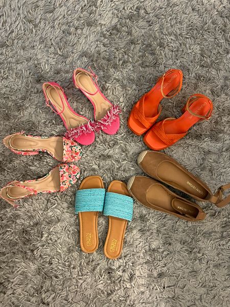 DSW shoe haul - code SIZZLE for an extra 20% off heels and summer sandals 