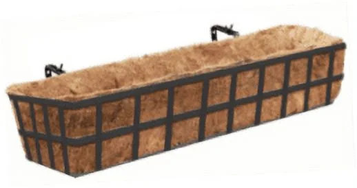 Mainstays 30"x 8.5" Rectangle Metal Window Box, Liner made with All Natural Coconut Fiber Materia... | Walmart (US)