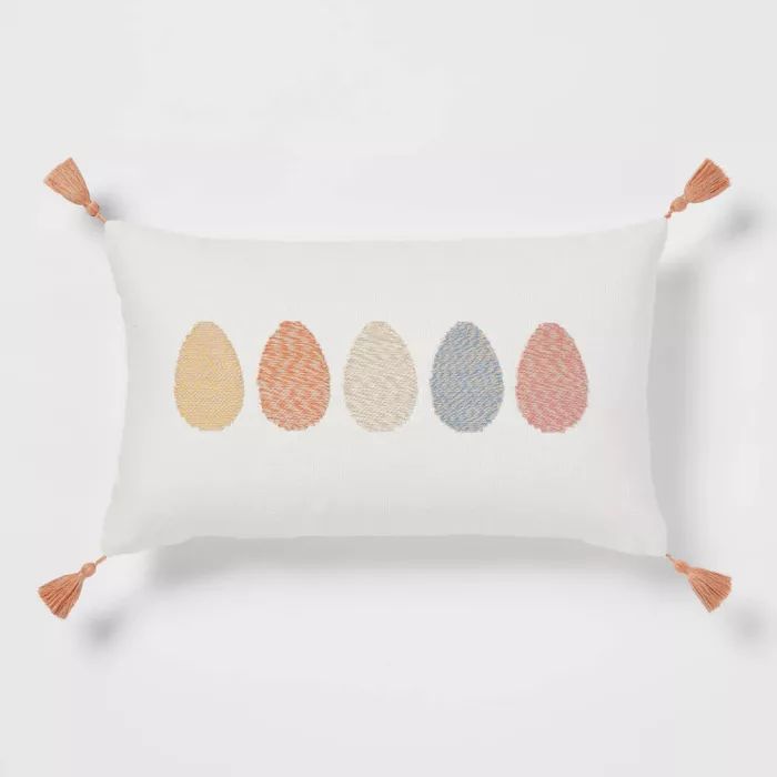 Egg Lumbar Throw Pillow Cream - Threshold™ | Target