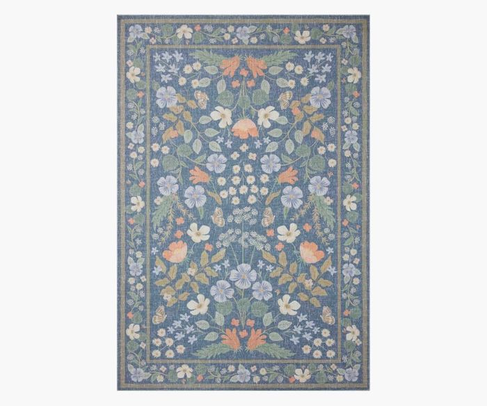 Cotswolds Willow Indigo Printed Rug | Rifle Paper Co. | Rifle Paper Co.