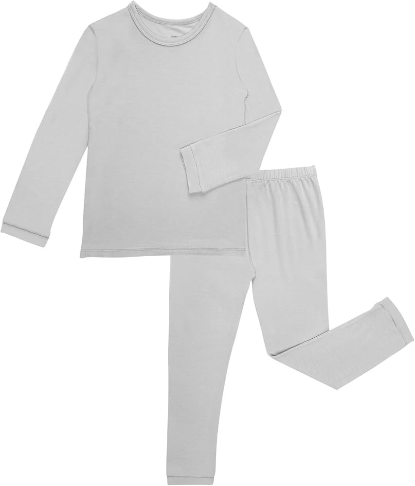 GUISBY Rayon made from Bamboo Pajamas Sets, Kids Toddler Boys Girls Daily Snug Fit Sleepwear Set | Amazon (US)