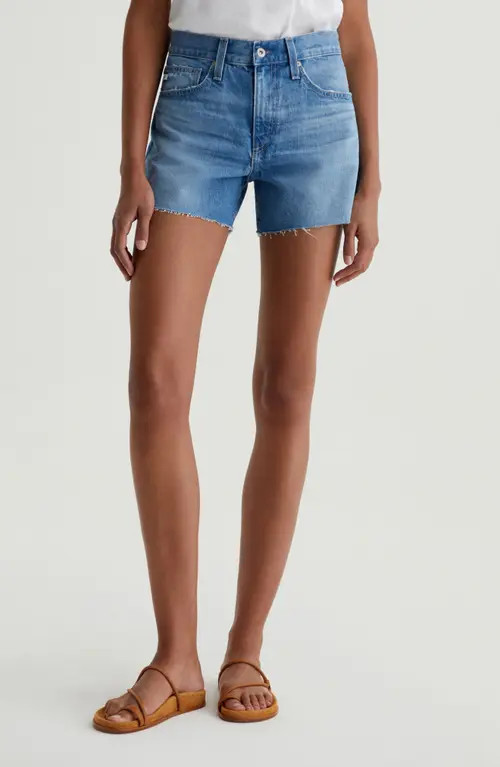 AG Halle Cutoff Denim Shorts in Flashback at Nordstrom, Size 29 | Nordstrom