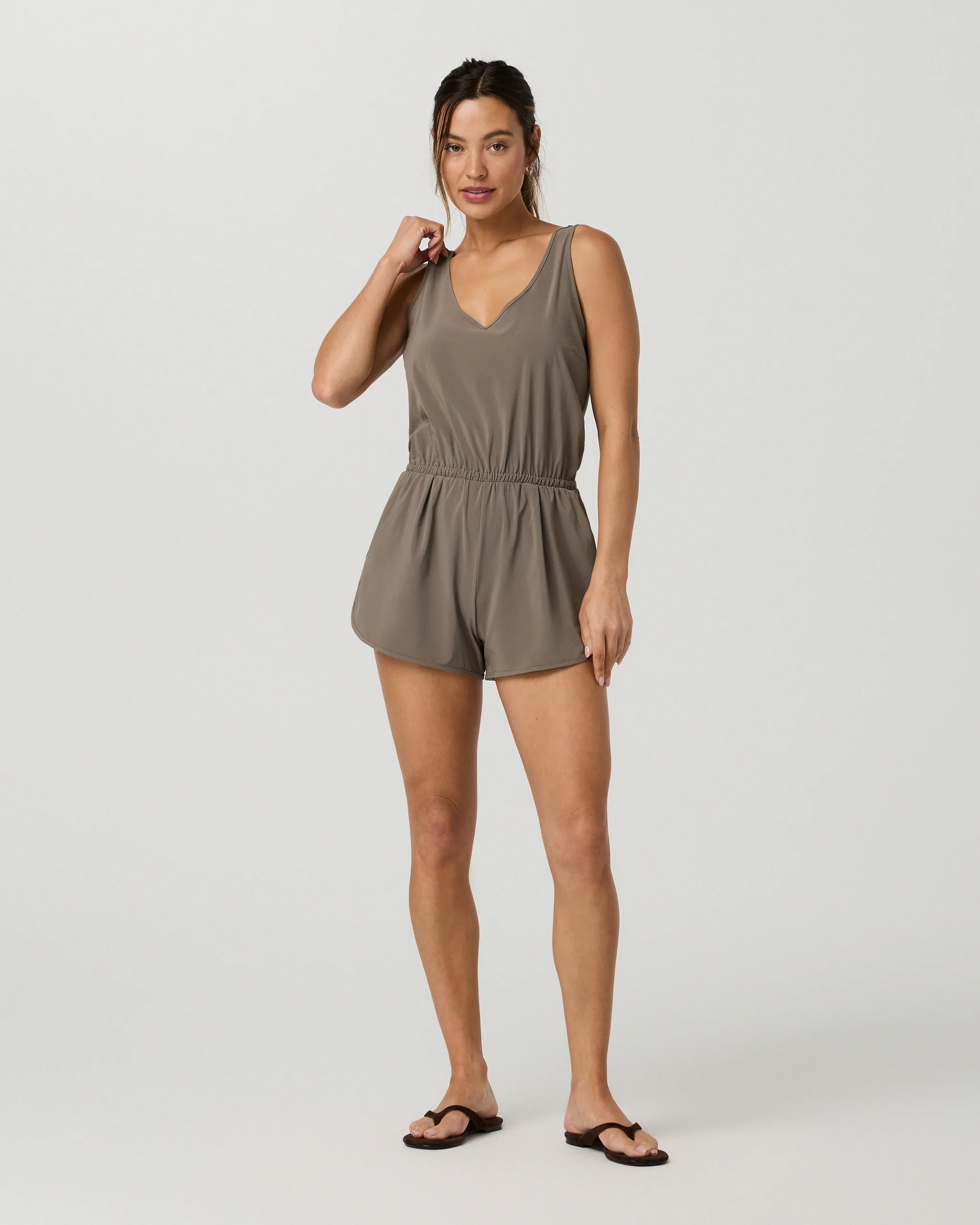 Villa Tank Romper | Vuori Clothing (US & Canada)
