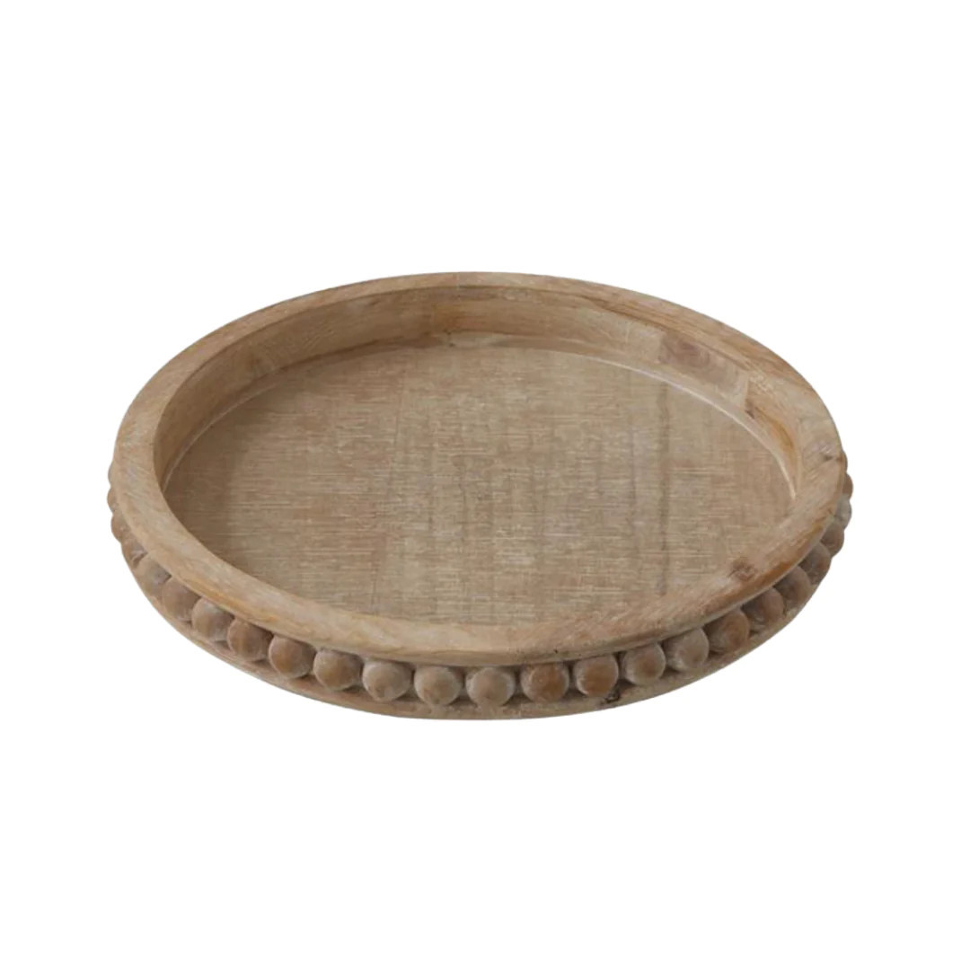 Decorative Wood Ball Tray | Megan Molten