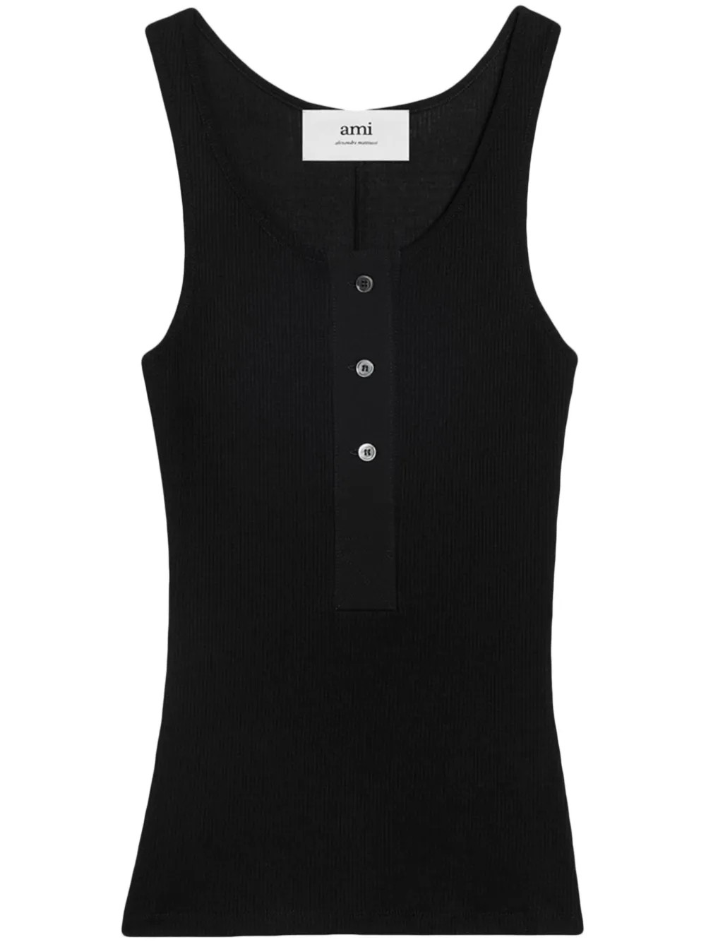 ribbed cotton tank top | Farfetch Global