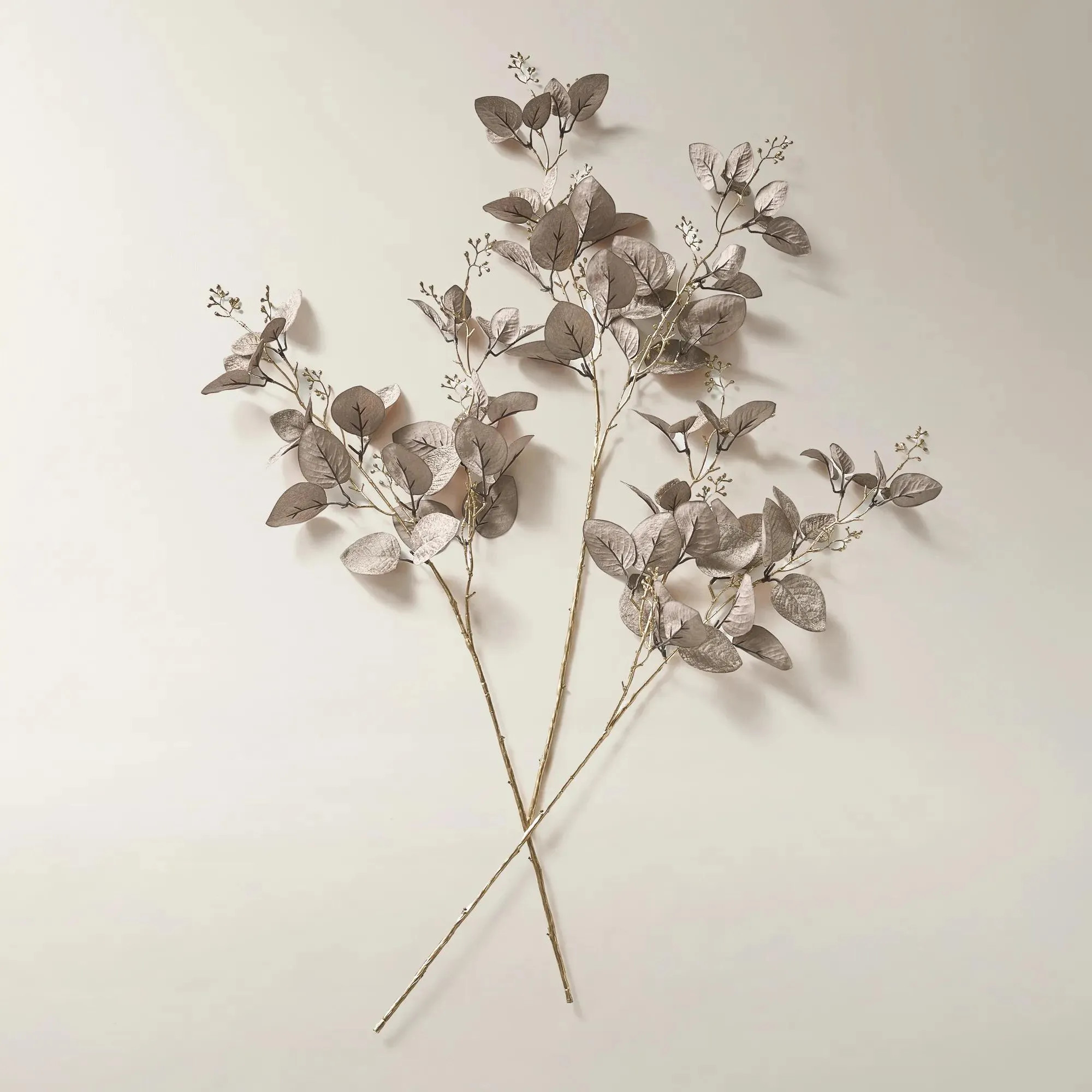 Champagne Eucalyptus Spray 32" - Set of 3 | Z Gallerie