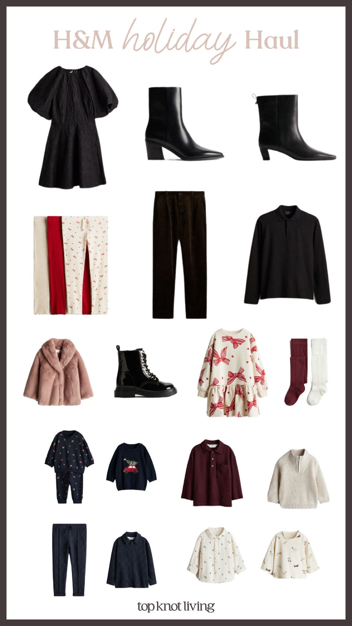 My recent H&M Haul for the whole family

#LTKkids #LTKpartywear #LTKstyletip