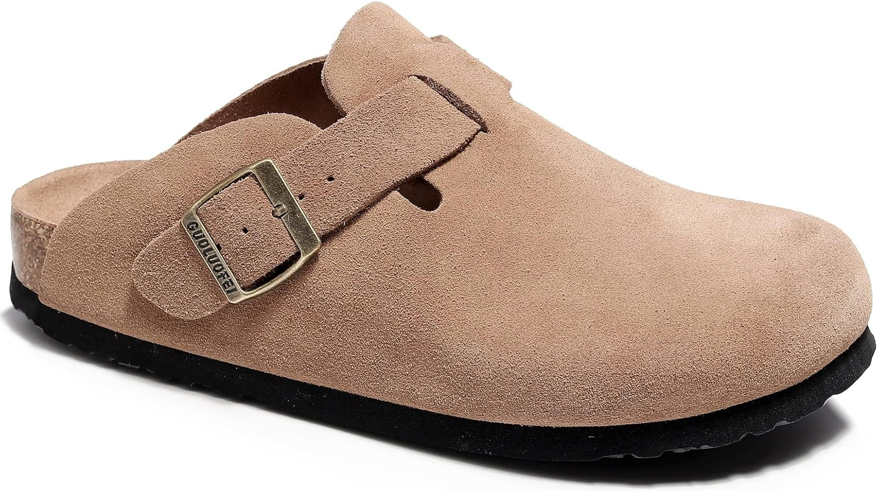 RBPWU Boston Clogs for Women and Men,Womens Suede Clogs-Mules Womens/Mens House Slipers with Arch Su | Amazon (US)
