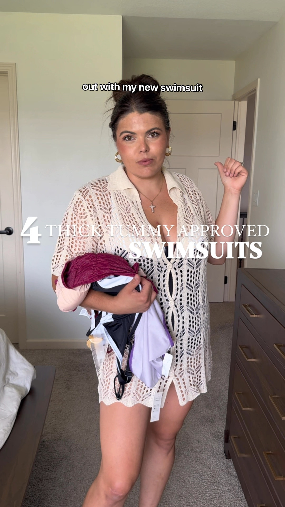 4 big tummy approved swimsuits, this brand is so good especially if you have a mom tummy! You can also get most of them on Amazon or at target!

Black one piece: this one piece is so flattering, it has underwire and good cup shaping but also has fixed straps that keep everything held up. It also has great booty coverage

Black two piece: this black piece is so chic, again great lift in the top and good coverage and shaping in the bottoms. 

Purple one piece: this swimsuit reminds me so much of one I have from Summersalt that cost over $100. The diagonal line gives you such a great shape and the cups are sewn in  

Red sparkly one piece: this red sparkly one piece has extremely good tummy coverage and shaping, I put this on and Nick complemented me right away! You will feel so confident in the swimsuit!

Beach outfit, travel outfit, one piece swimsuit, tummy coverage swimsuit, midsize swim, summer outfit 

#LTKSwim #LTKFindsUnder50 #LTKMidsize