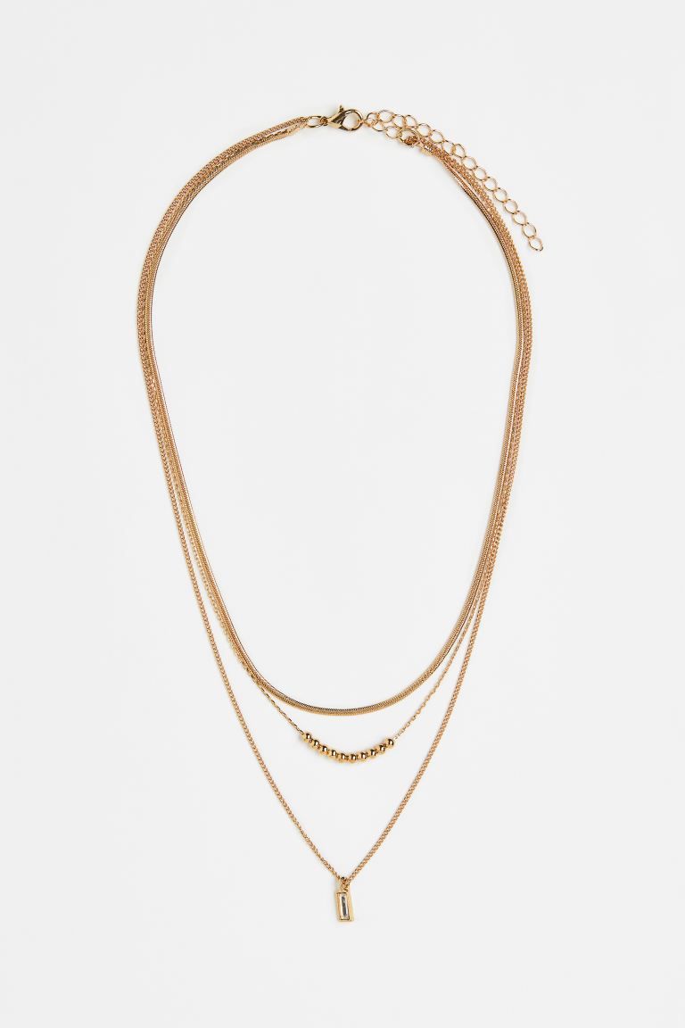 Triple-strand Pendant Necklace | H&M (US)