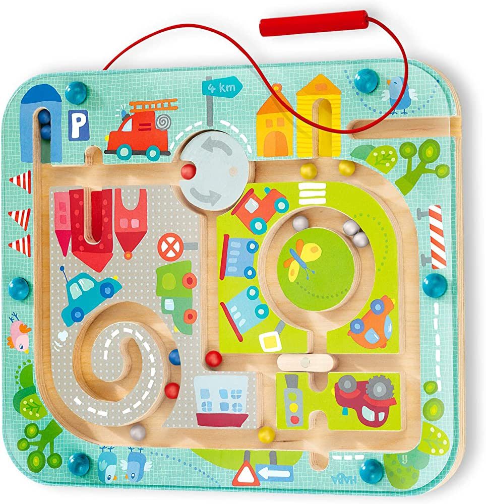 HABA Town Maze Magnetic Puzzle Game - Learning & Education Toys for Preschoolers | Amazon (US)
