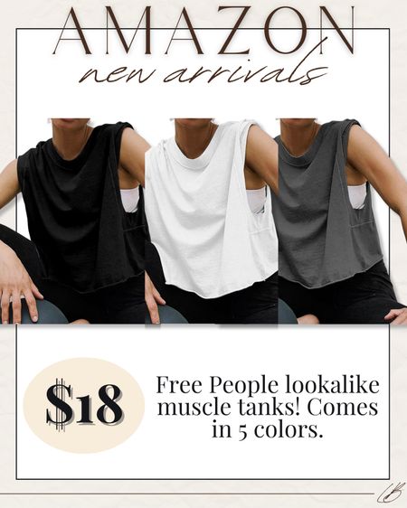 Free People lookalike muscle tanks under $20!

#LTKfindsunder50 #LTKfitness #LTKsalealert