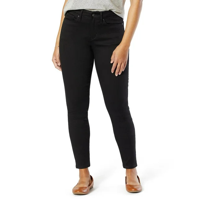 Levi Strauss Signature Women's and Women's Plus Mid Rise Skinny Jeans, Available in 27", 29", 31"... | Walmart (US)