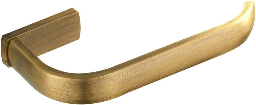 Flybath Toilet Paper Roll Holder Brass Antique Tissue Dispenser for Bathroom Wall Mounted, Brushe... | Amazon (US)