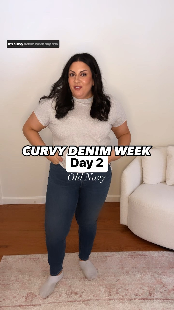 I absolutely LOVE both pairs of these Old Navy jeans! They’re the Wow High waisted straight + flare jeans and they fit sooooo well. They’re stretchy but still have structure and are super comfortable. I give both a 10/10! Wearing my true size 14 in both pairs. 

Curvy denim, denim for curves, jeans, curvy jeans 

#LTKmidsize #LTKsalealert #LTKfindsunder50