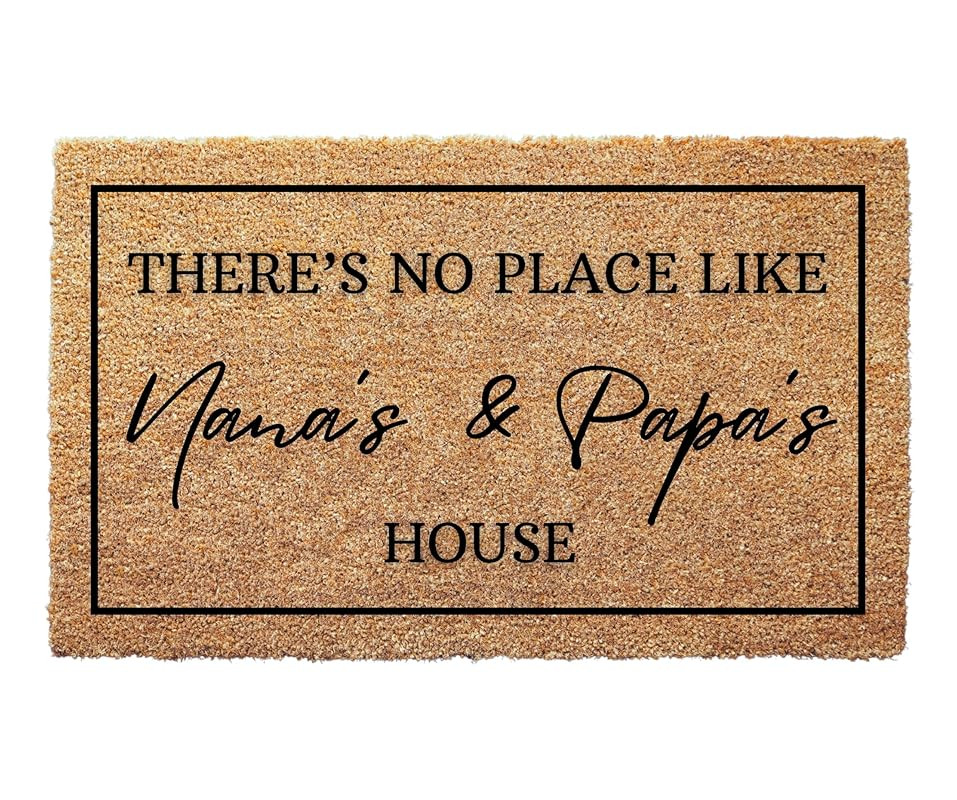 Customizable There's No Place Like Grandma and Grandpa's House, Grandparents Day Gift, Welcome Do... | Amazon (US)