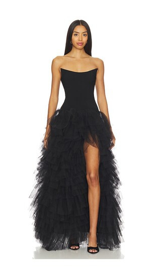 Lovers and Friends Iris Gown in Black. - size S | Revolve Clothing (Global)