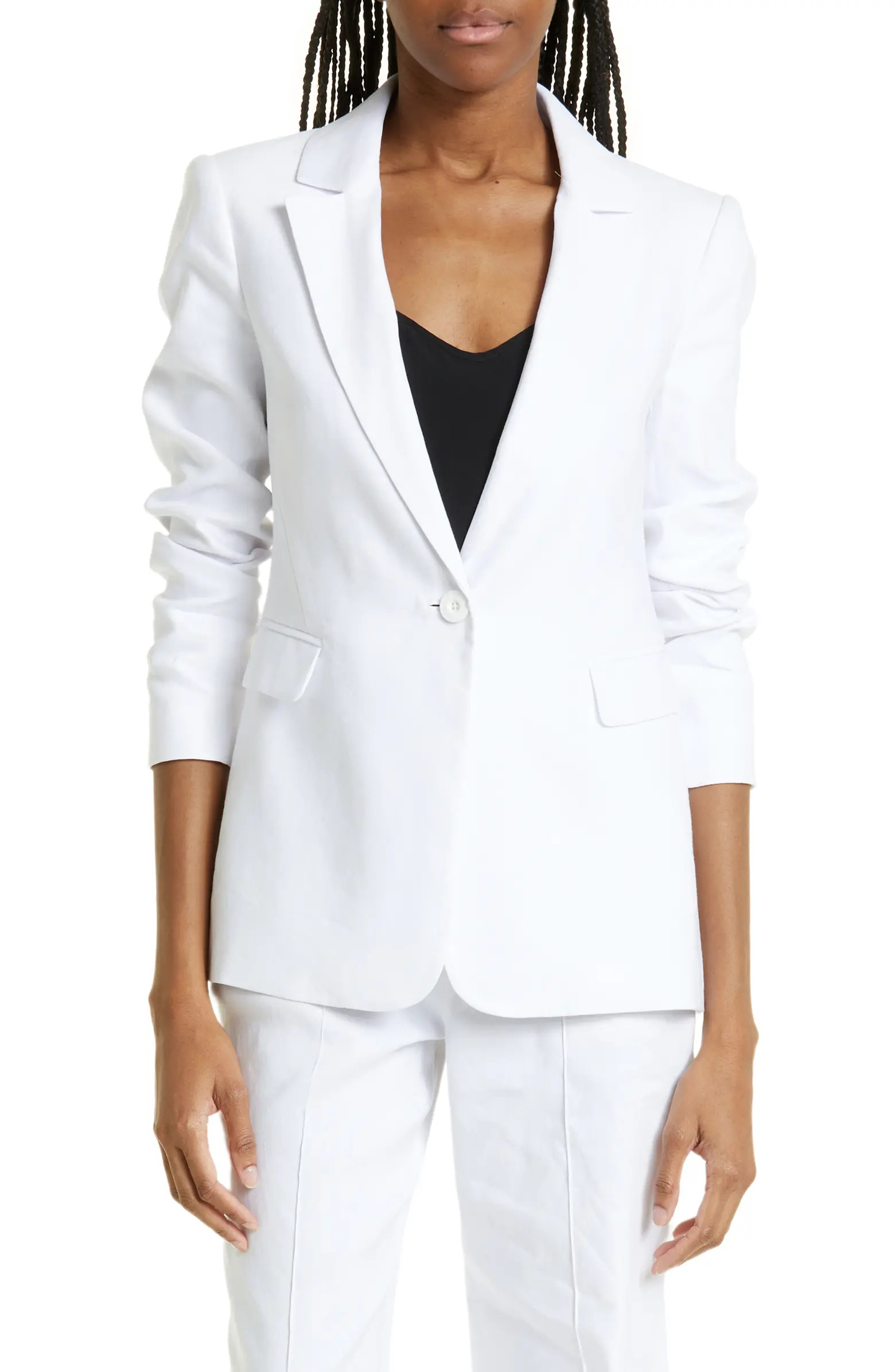 Macey Linen Blend Blazer | Nordstrom