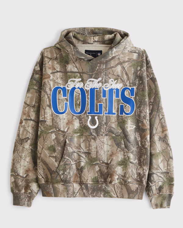 Indianapolis Colts Graphic Popover Hoodie | Abercrombie & Fitch (US)