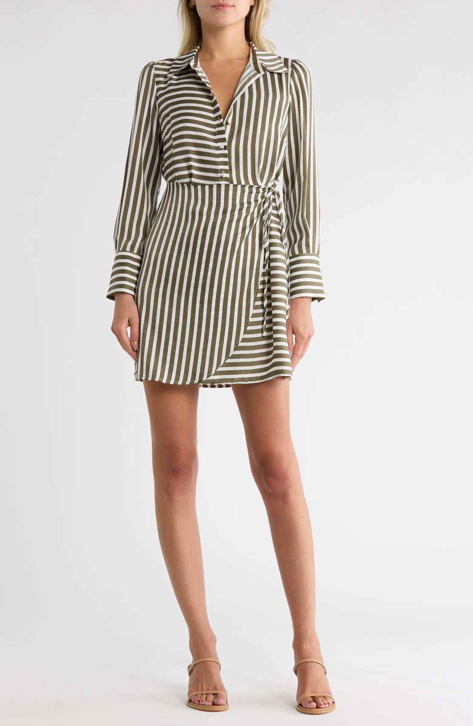 Cabana Stripe Shirtdress | Nordstrom Rack