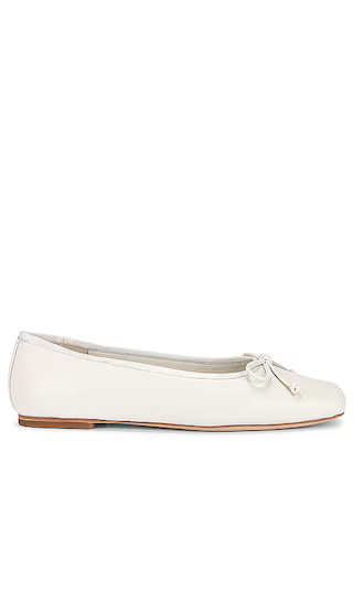 Natasha Ballet Flat in Bone | Revolve Clothing (Global)