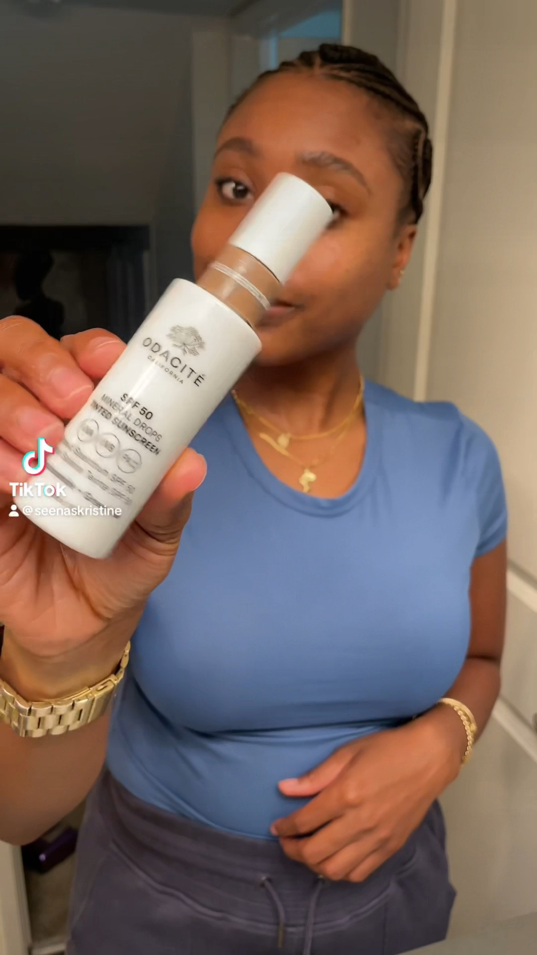 Odacite mineral sunscreen with an SPF of 50 to keep your skin right outside  

#LTKBeauty