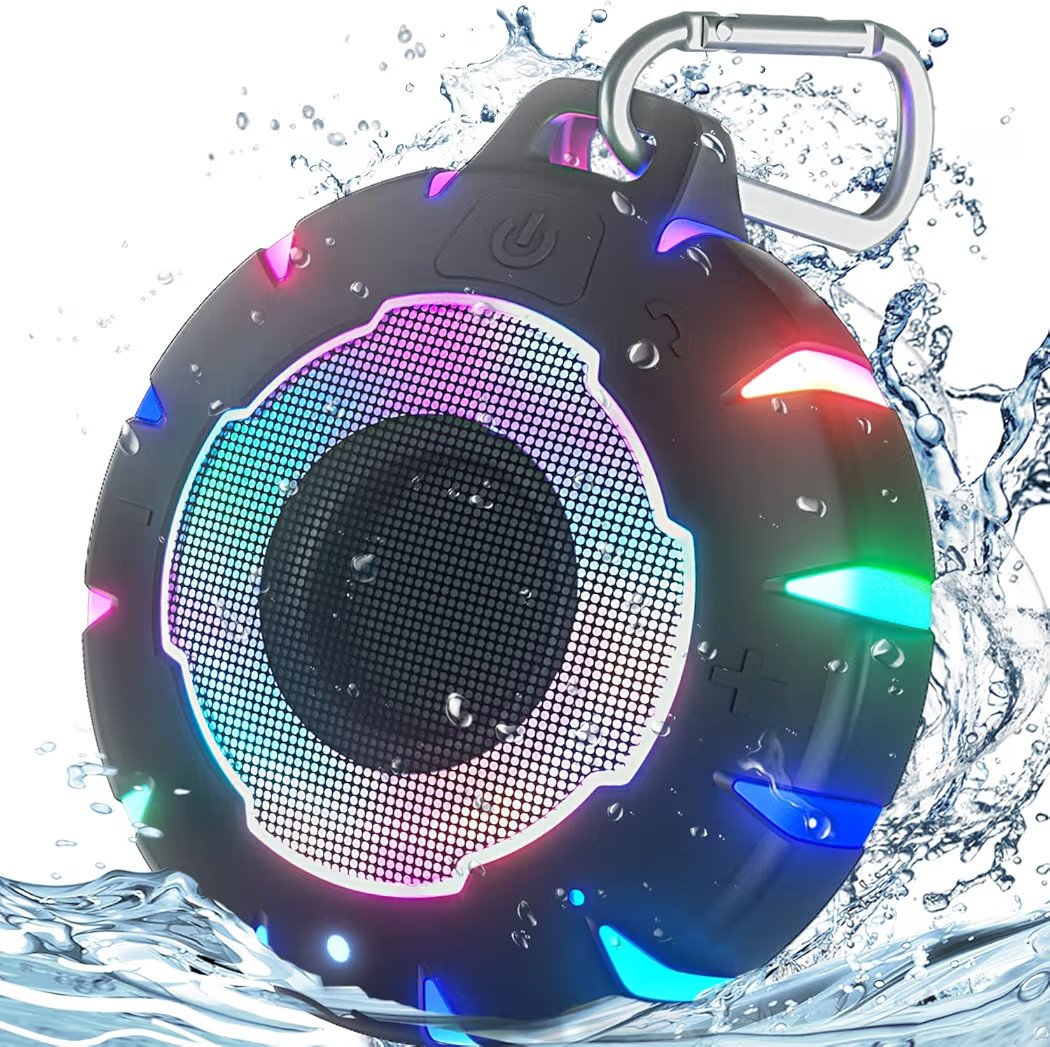 HEYSONG Waterproof Shower Bluetooth Speaker, Durable & Portable with Clear Sound, Ideal for Showe... | Amazon (US)