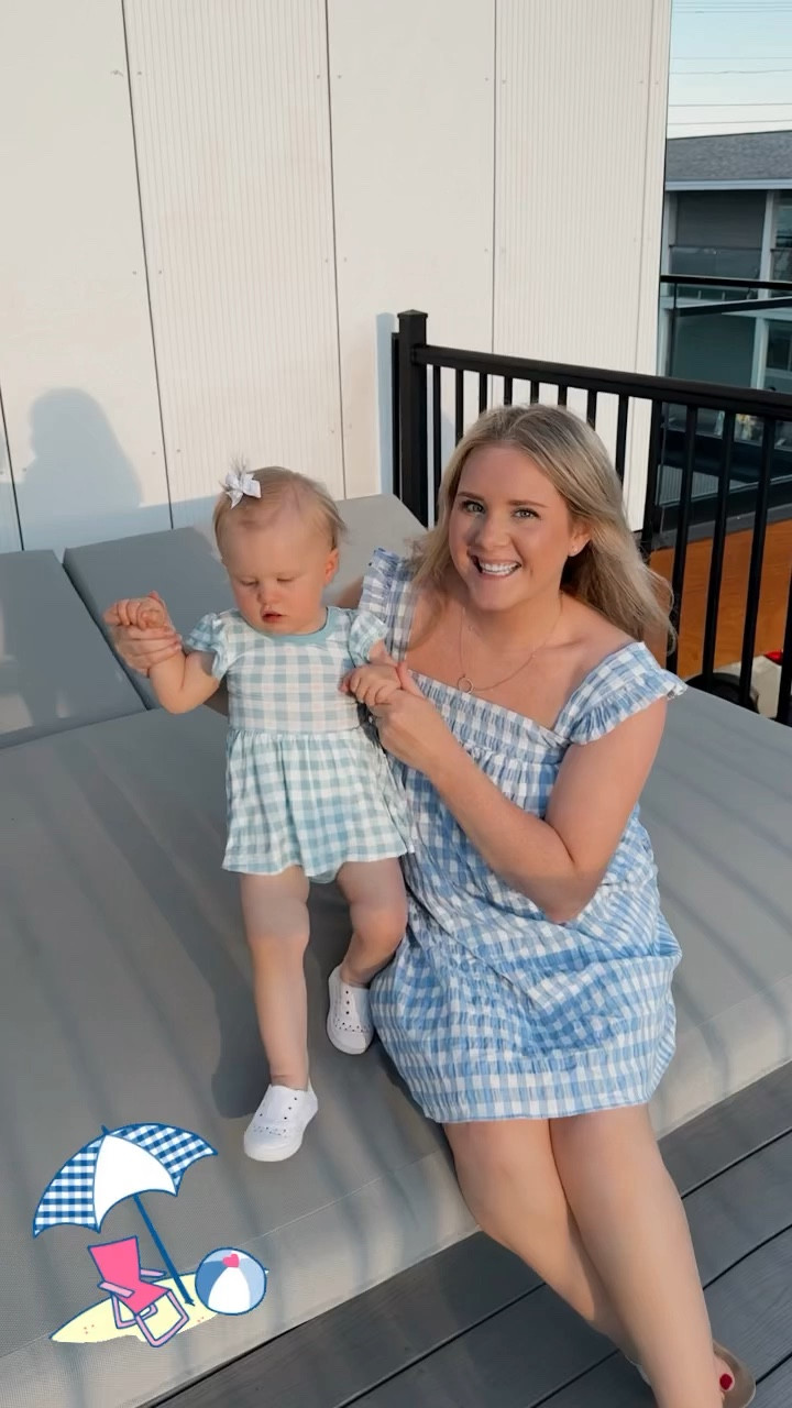 Gingham Girls 🩵🌊 mama and mini, matching family outfits, mom and babyy

#LTKFamily #LTKBaby #LTKSeasonal