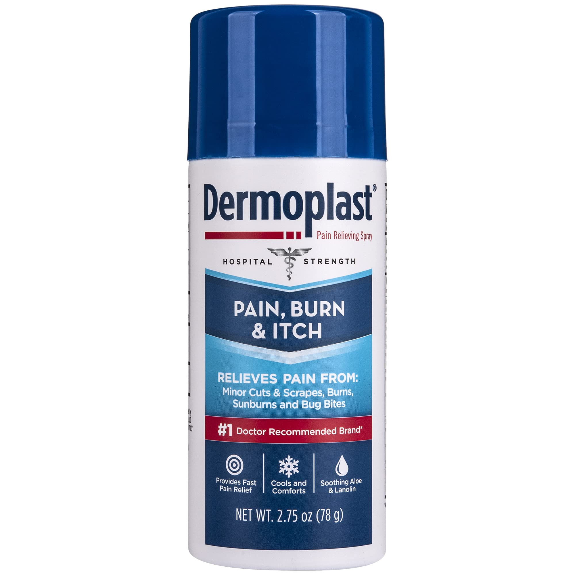 Dermoplast Pain, Burn & Itch Relief Spray for Minor Cuts, Burns and Bug Bites, 2.75 Oz (Packaging... | Amazon (US)