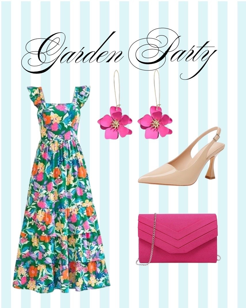Perfect Garden Party Outfit #summerdresses