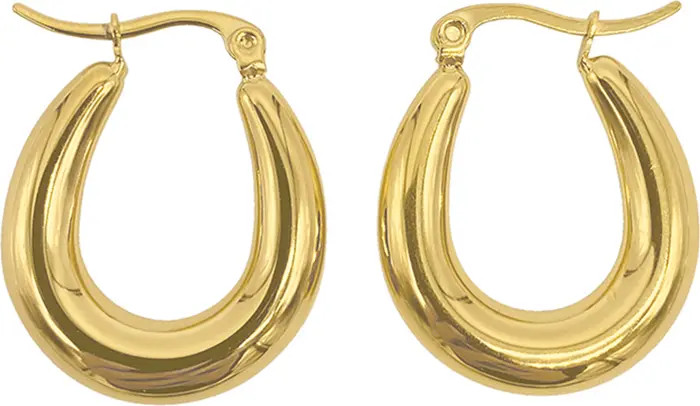 Adornia Water Resistant Puffy Hoop Earrings | Nordstromrack | Nordstrom Rack