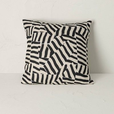 Geometric Outdoor Throw Pillow Black - Opalhouse™ designed with Jungalow™ | Target
