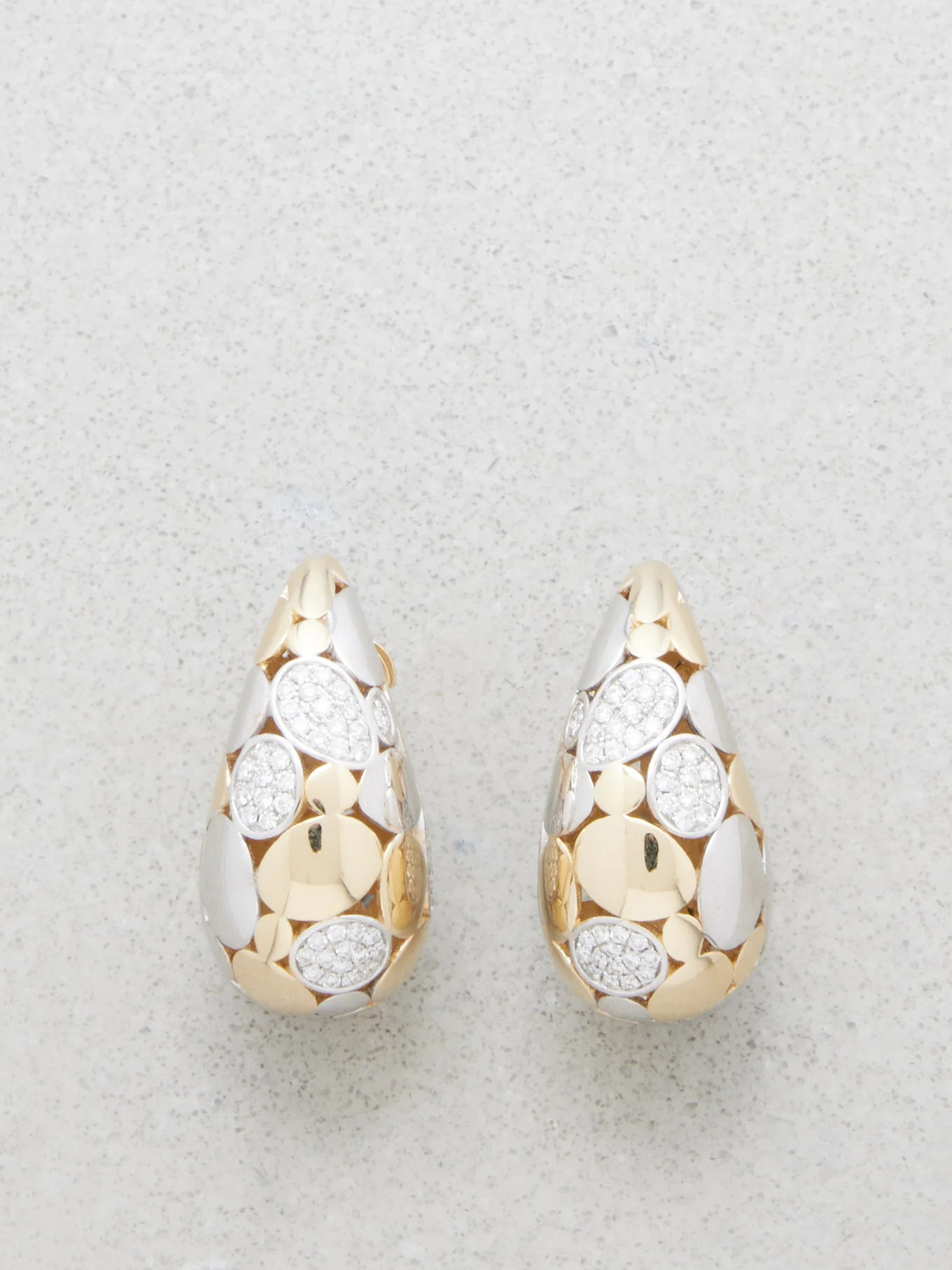 Stone diamond & 14kt gold earrings | Rainbow K | Matches (US)