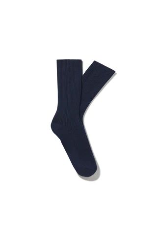 Cashmere Socks in Navy | LAKE Pajamas