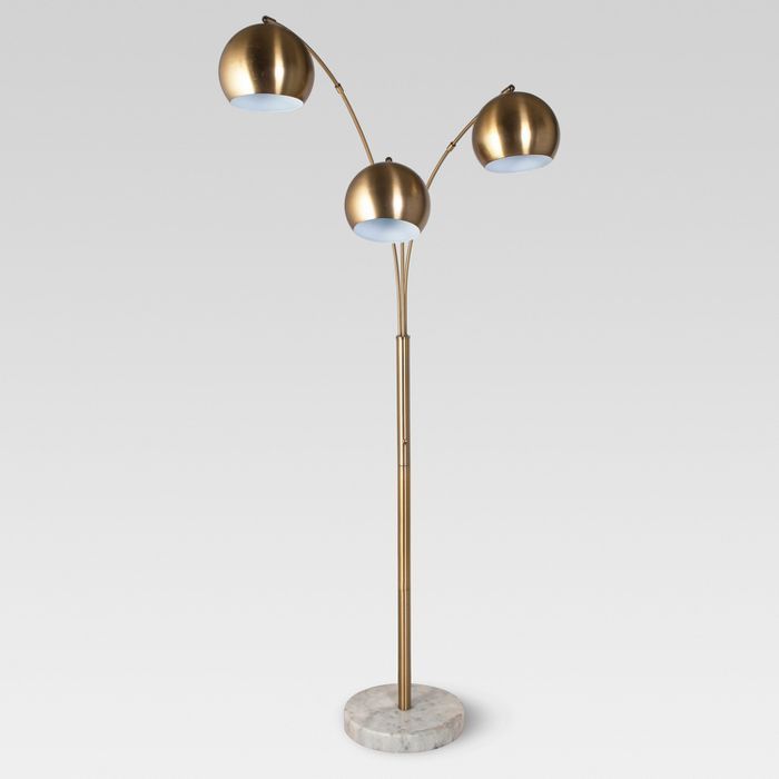 Span 3-Head Metal Globe Floor Lamp - Project 62™ | Target