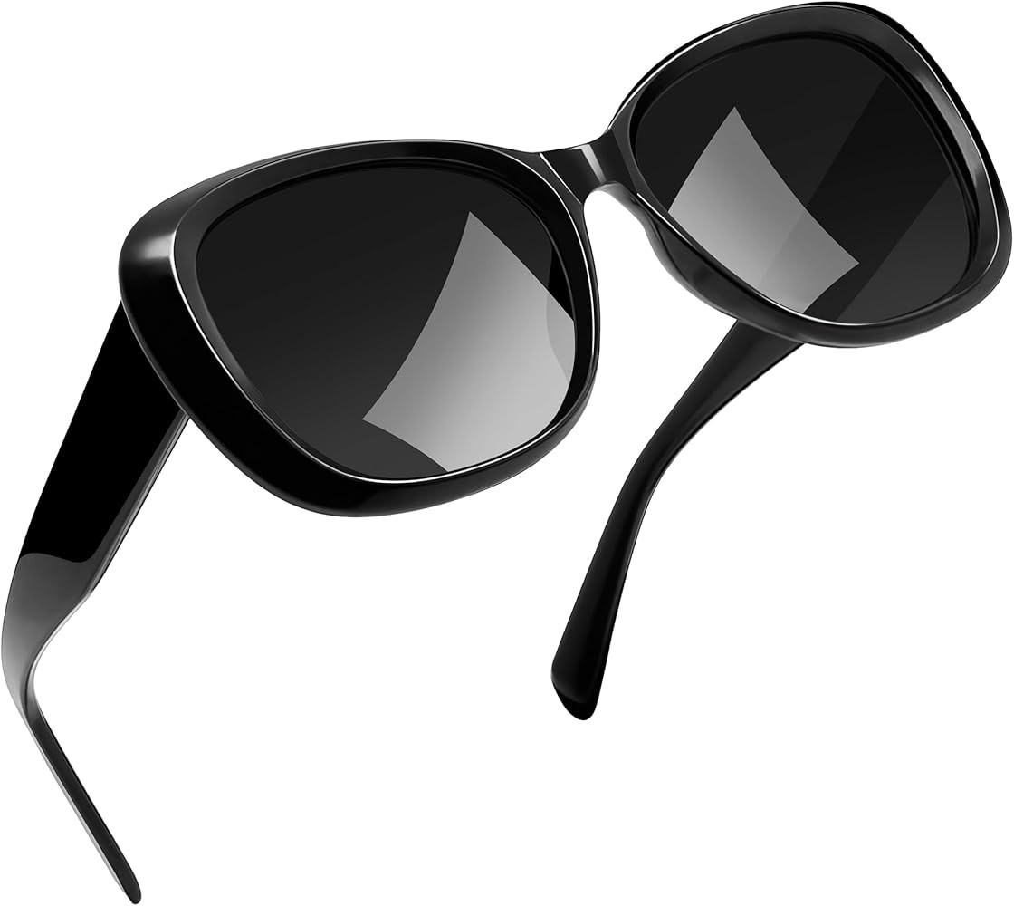 Joopin Oversized Acetate Sunglasses Polarized UV Protection Trendy Butterfly Shades for Women Lad... | Amazon (US)