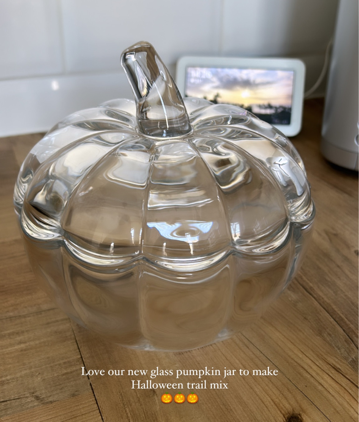 Halloween glass pumpkin jar, pumpkin jar for Halloween trail mix, glass pumpkin, amazon glass pumpkin 

#LTKHoliday #LTKSeasonal #LTKhome