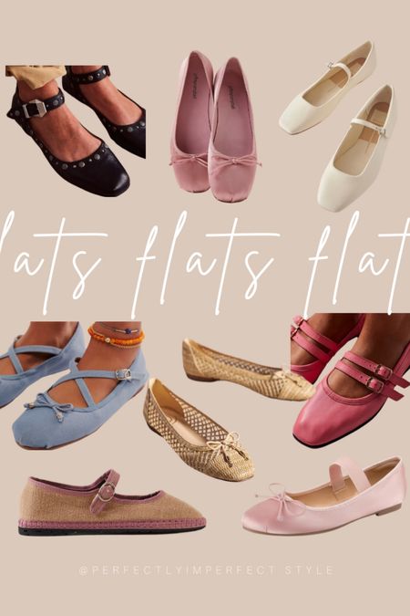 Flats! Ballet flats and Mary janes

Spring shoes
Summer shoes 

#LTKstyletip #LTKSeasonal