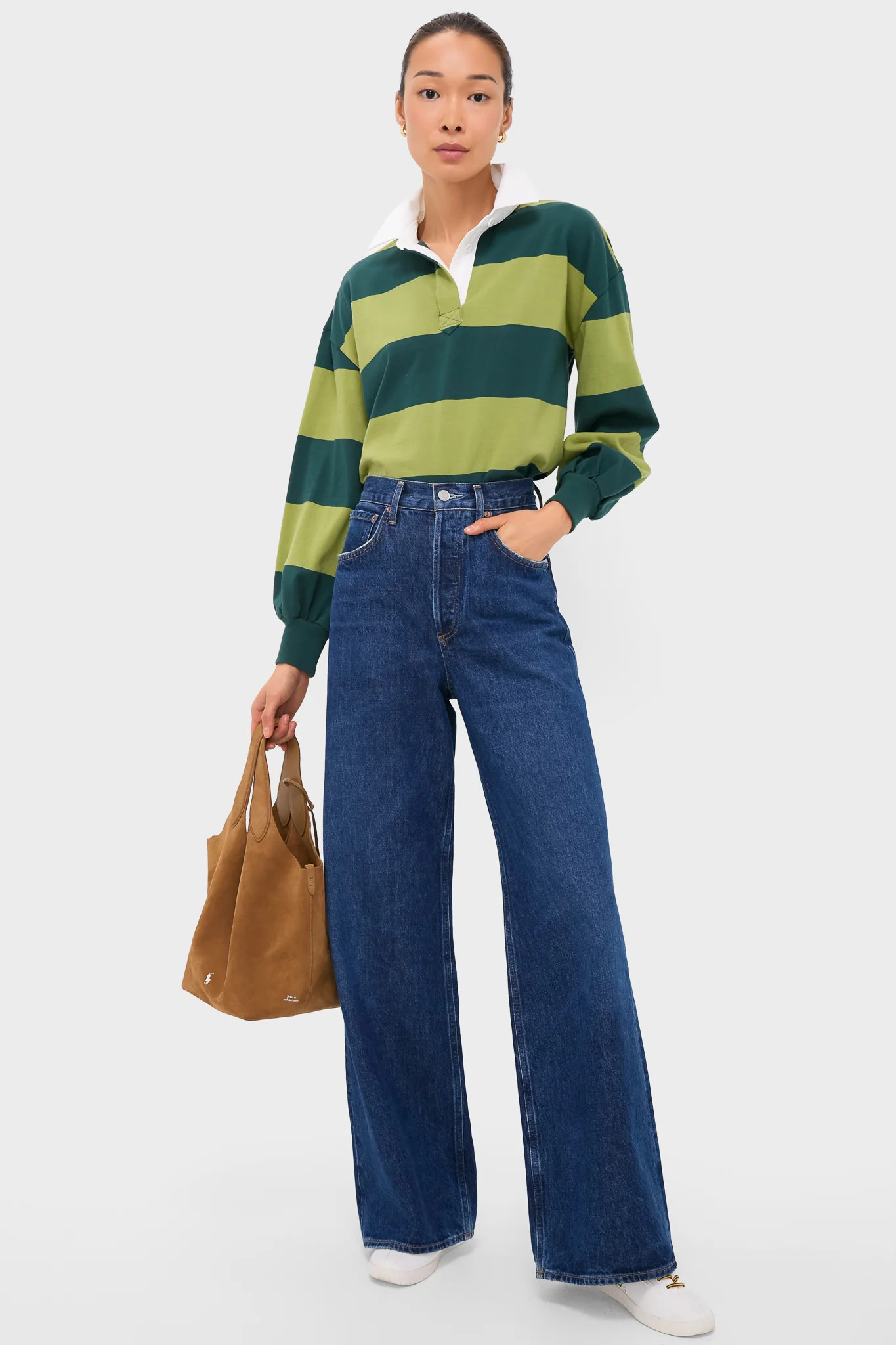 Woodbine and Junebug Stripe Swiftie Rugby Polo | Tuckernuck (US)