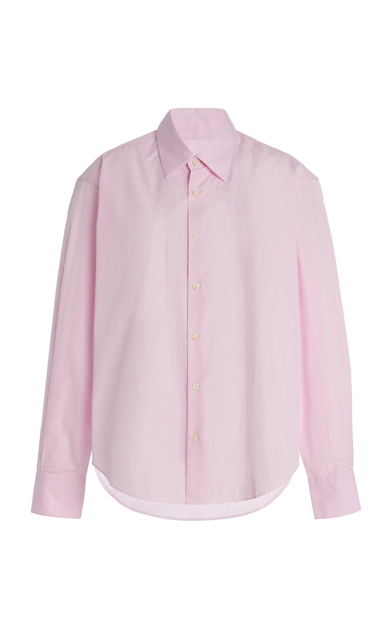 Comme Si - Classica Cotton Poplin Shirt - Light Pink - M - Moda Operandi | Moda Operandi (Global)