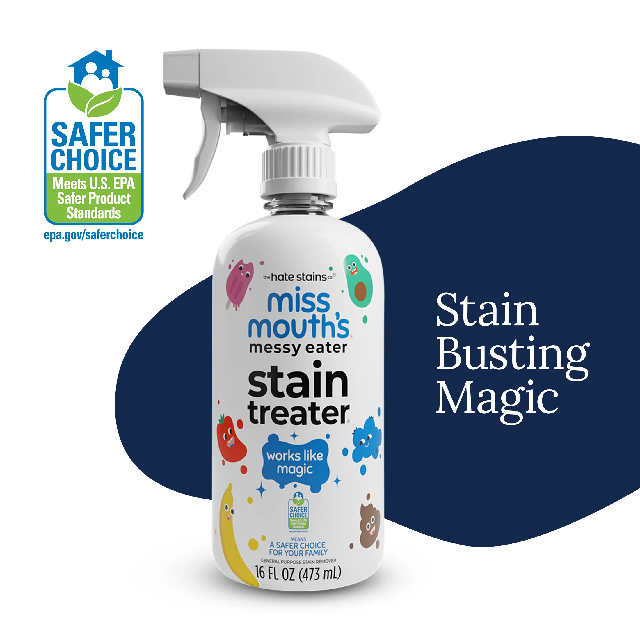 Miss Mouth's Messy Eater Stain Treater Spray for Baby & Kids – 16 fl oz – Newborn & Baby Esse... | Walmart (US)