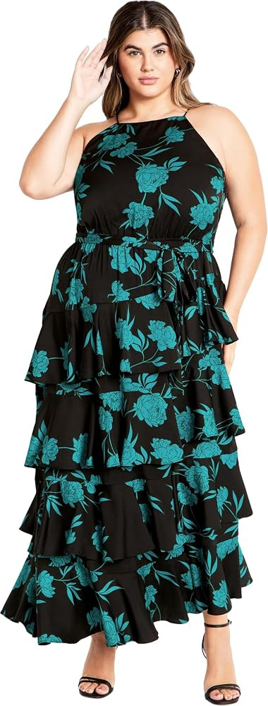 City Chic Women's Plus Size Maxi Dress - Joelle Print | Amazon (US)
