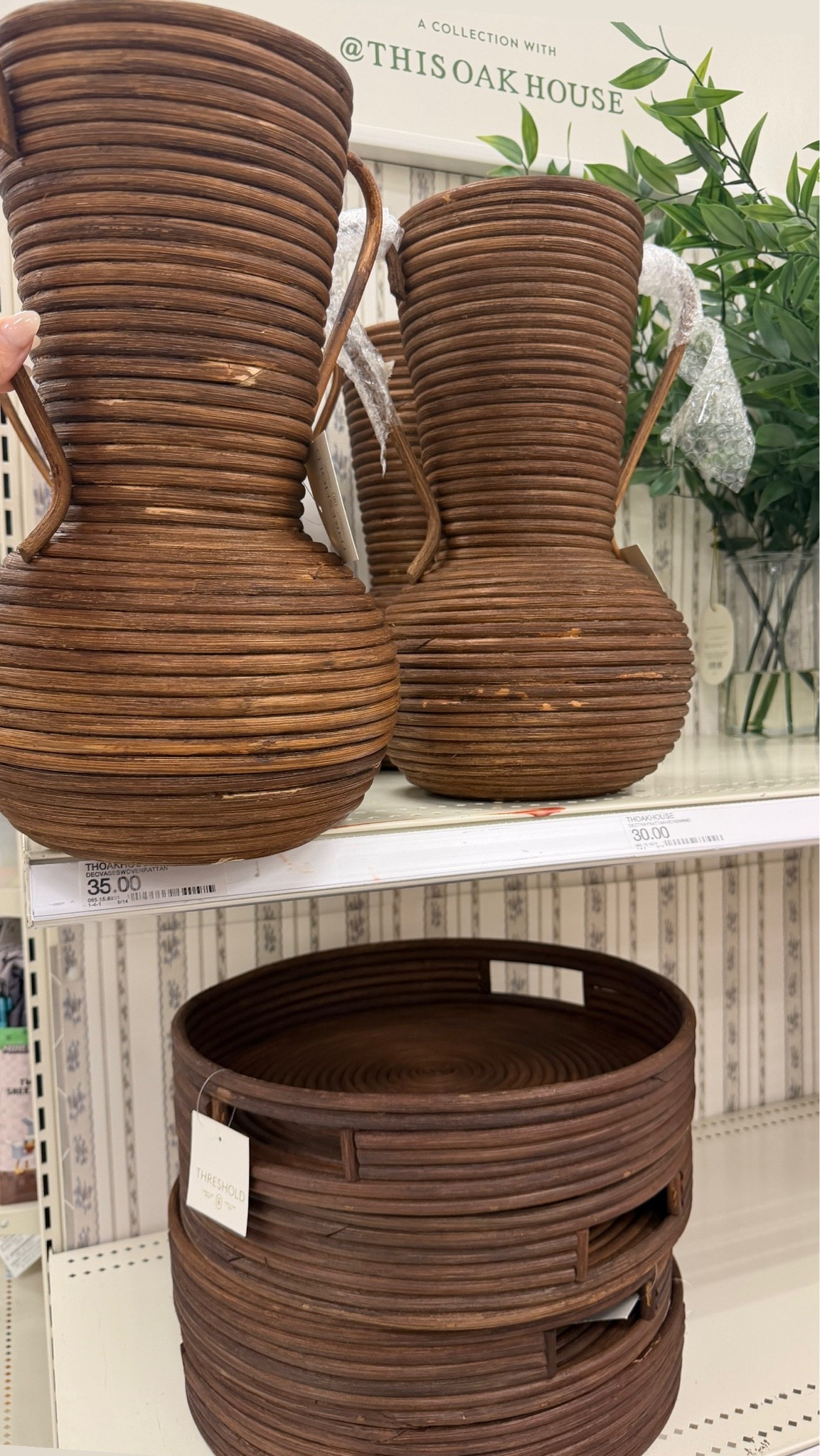 New from Target home 👀 The This Oak House x Threshold collection is starting to roll out, designed by Annie Meyers-Shyer, Nancy Meyers’ daughter. Think warm woods, woven textures, cozy neutrals and that timeless, collected Nancy Meyers-inspired feel. I spotted a few of the first pieces in store and I’m excited to see what else is coming.

Target home decor, This Oak House Target, Threshold home decor, Nancy Meyers style, Annie Meyers-Shyer, new Target home collection, neutral home decor, woven home accents, rattan decor, warm wood decor, timeless home decor, collected home style, affordable home decor

#LTKHome #LTKSeasonal
