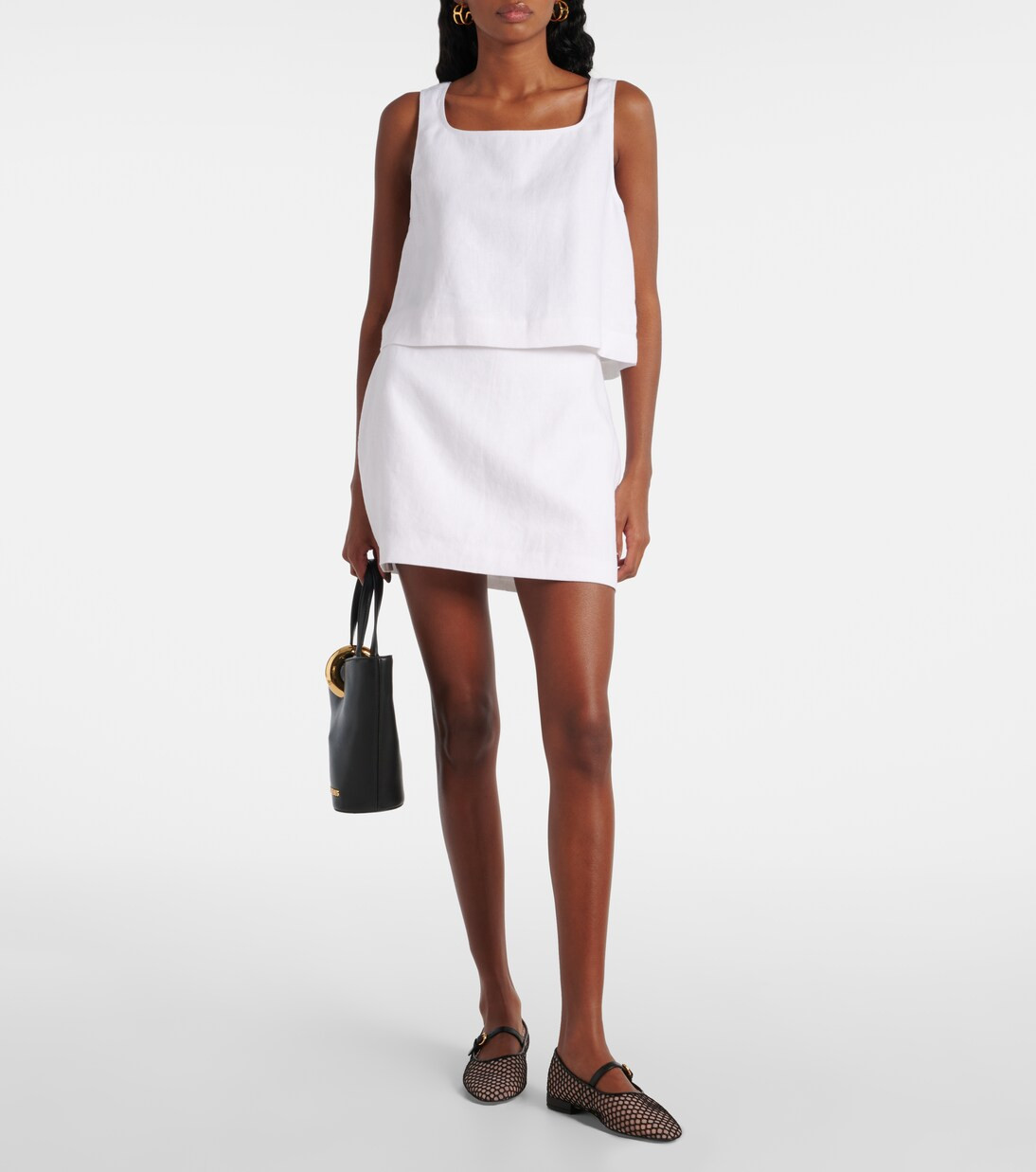 Val linen crop top | Mytheresa (US/CA)