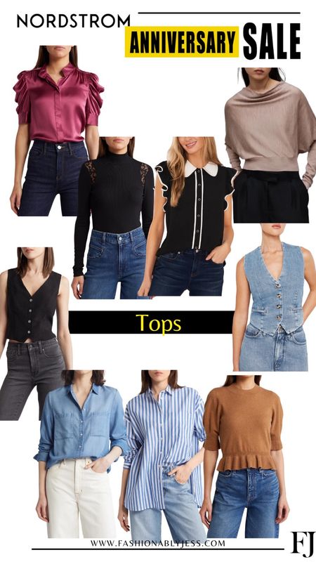 Nordstrom anniversary sale starting next week. You can favorite your NSALE picks so they are ready to shop when it's your turn next week! 

Fave NSALE tops! 

#LTKStyleTip #LTKSaleAlert #LTKOver40