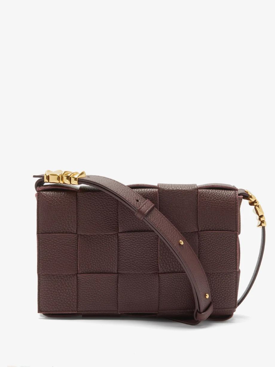 Cassette Intrecciato leather cross-body bag | Matches (UK)