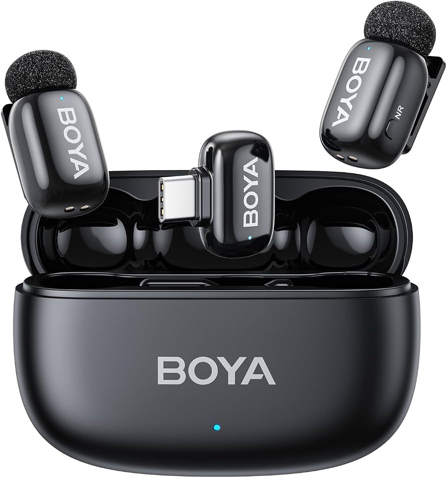 BOYA mini 2 Wireless Lavalier Microphone for iPhone 15/16/17 & Android | Amazon (US)