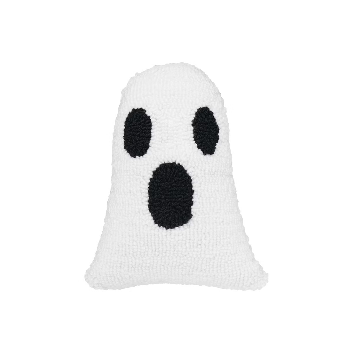 C&F Home 10" x 8" Ghost Shaped Halloween Hooked Throw Pillow | Target